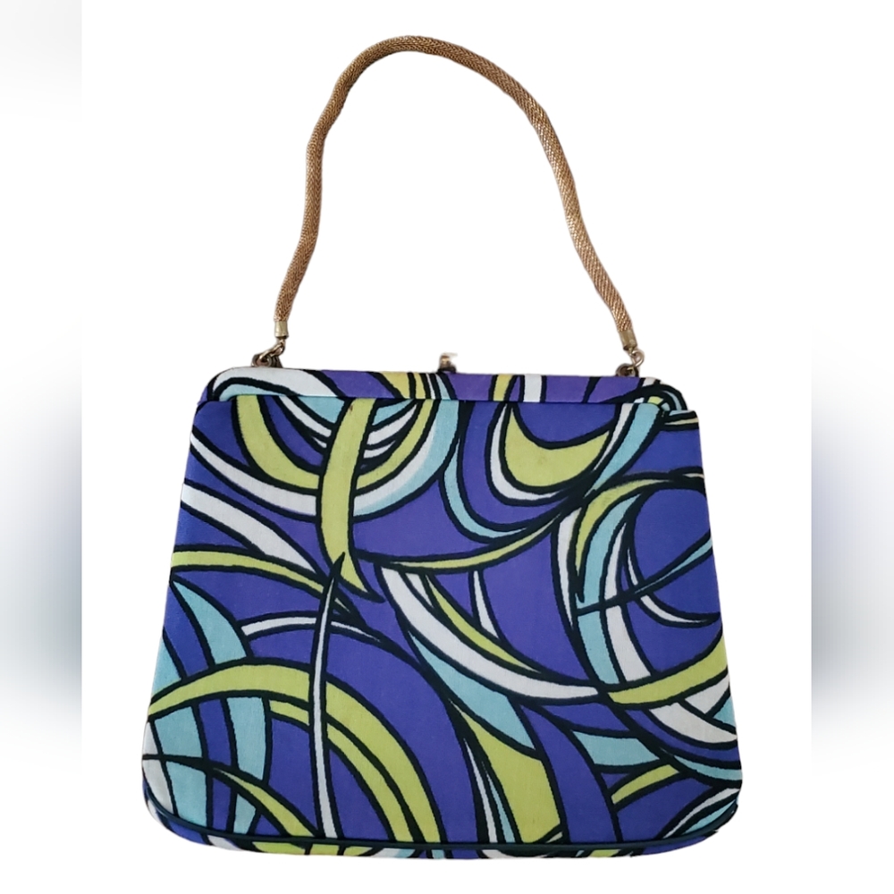 Vintage 1960s RARE Bag/Pocketbook Clutch silk